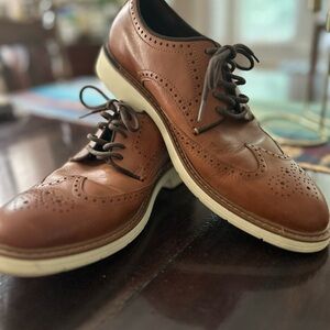 Cole Haan Go-to Wingtip Oxford Classic Brown Leather